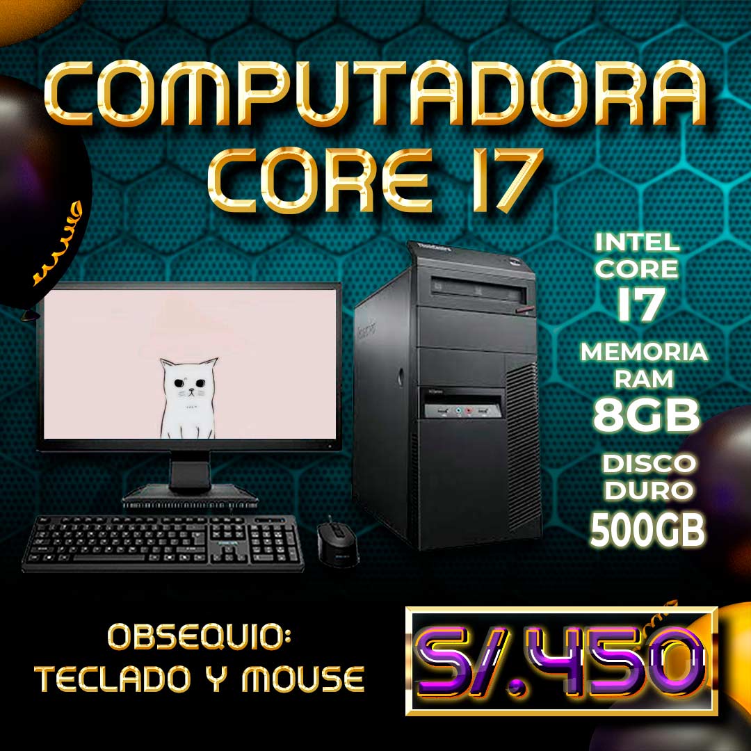 Computadora Lenovo Core I7 en descuento